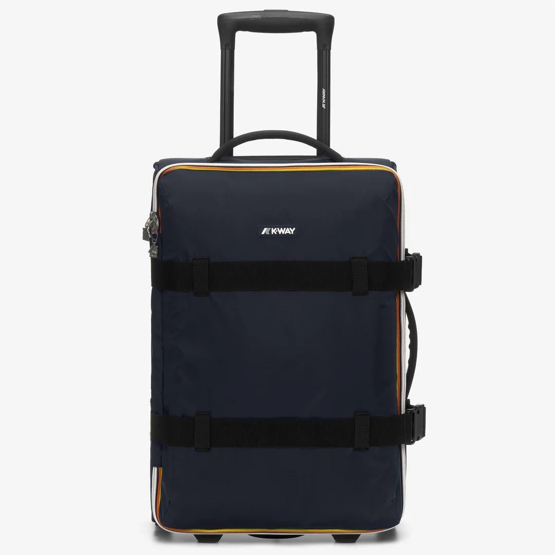 BLOSSAC S<BR/>Trolley Cabina Unisex Blu Profondo con Tasche Organizzative K2127IW Y04 K-WAY 
