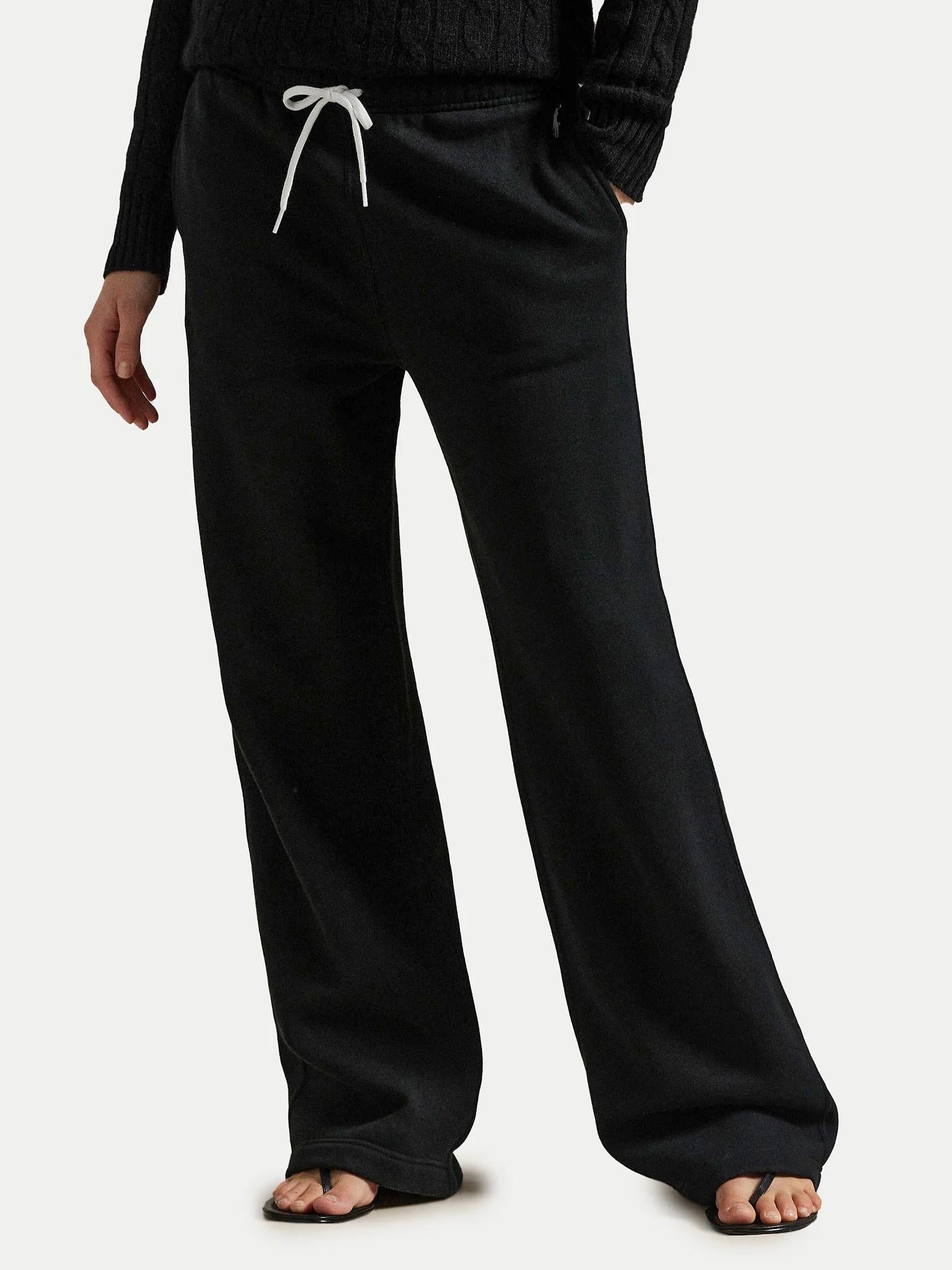 Pantaloni da tuta in misto cotone Wide Leg 211977959 002 RALPH LAUREN 