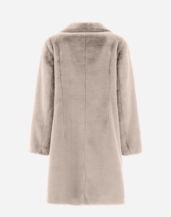 Cappotto in morbida pelliccia ecologica GC000491D12422 1985 HERNO 