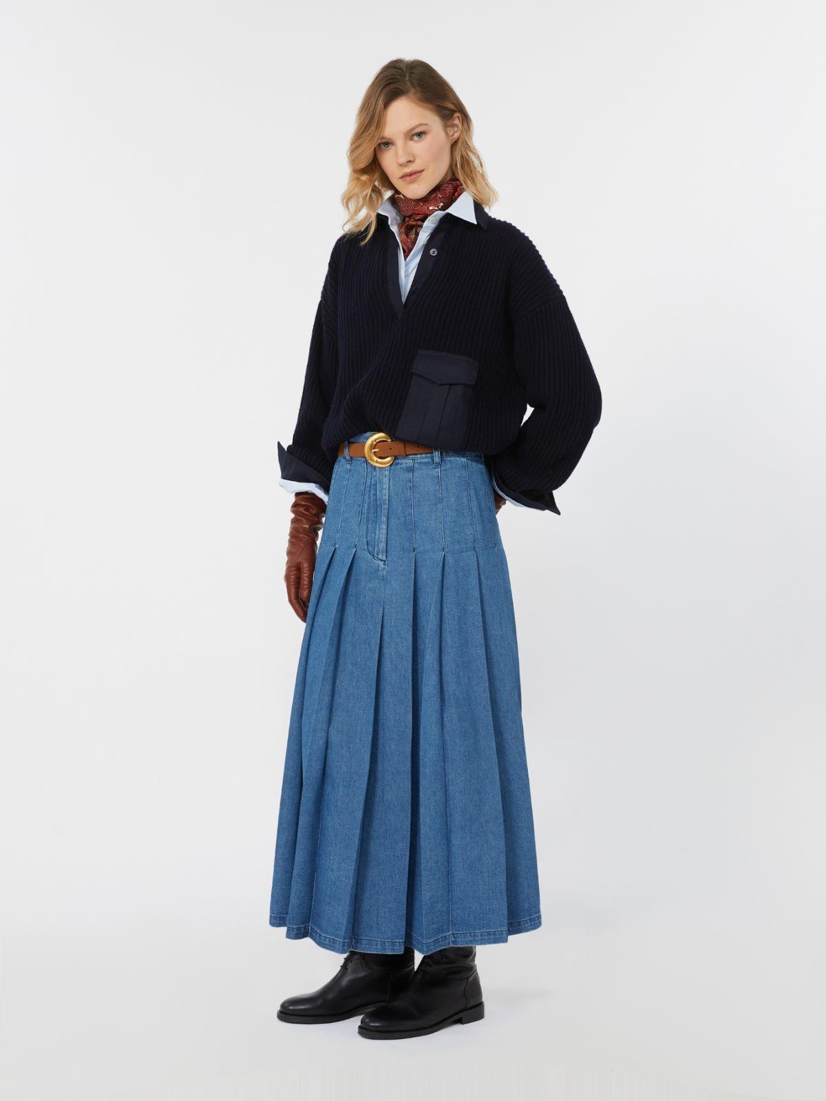 Gonna in denim di puro cotone OPUNZIA 002 WEEKEND 