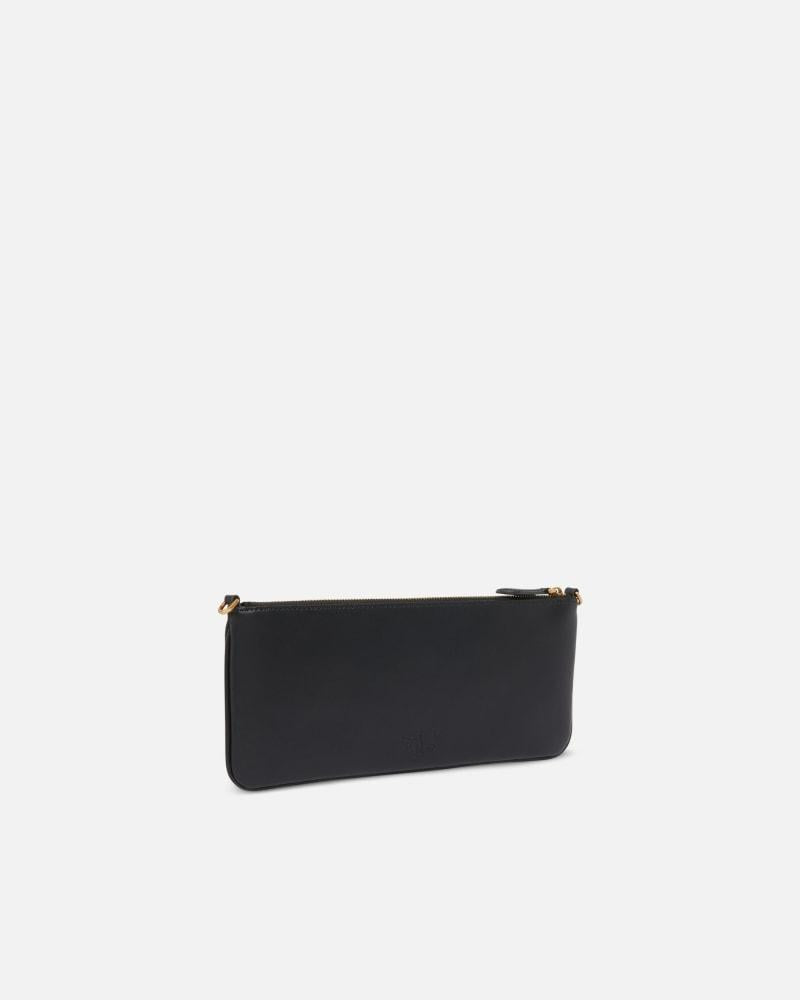 Horizontal Flat Bag in pelle<BR/><BR/> 102747A0F1 Z99Q PINKO 