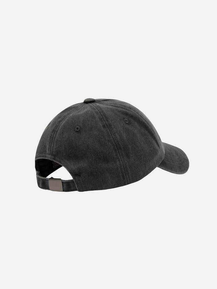 Cappellino Davis in denim nero con ricamo Saint Barth