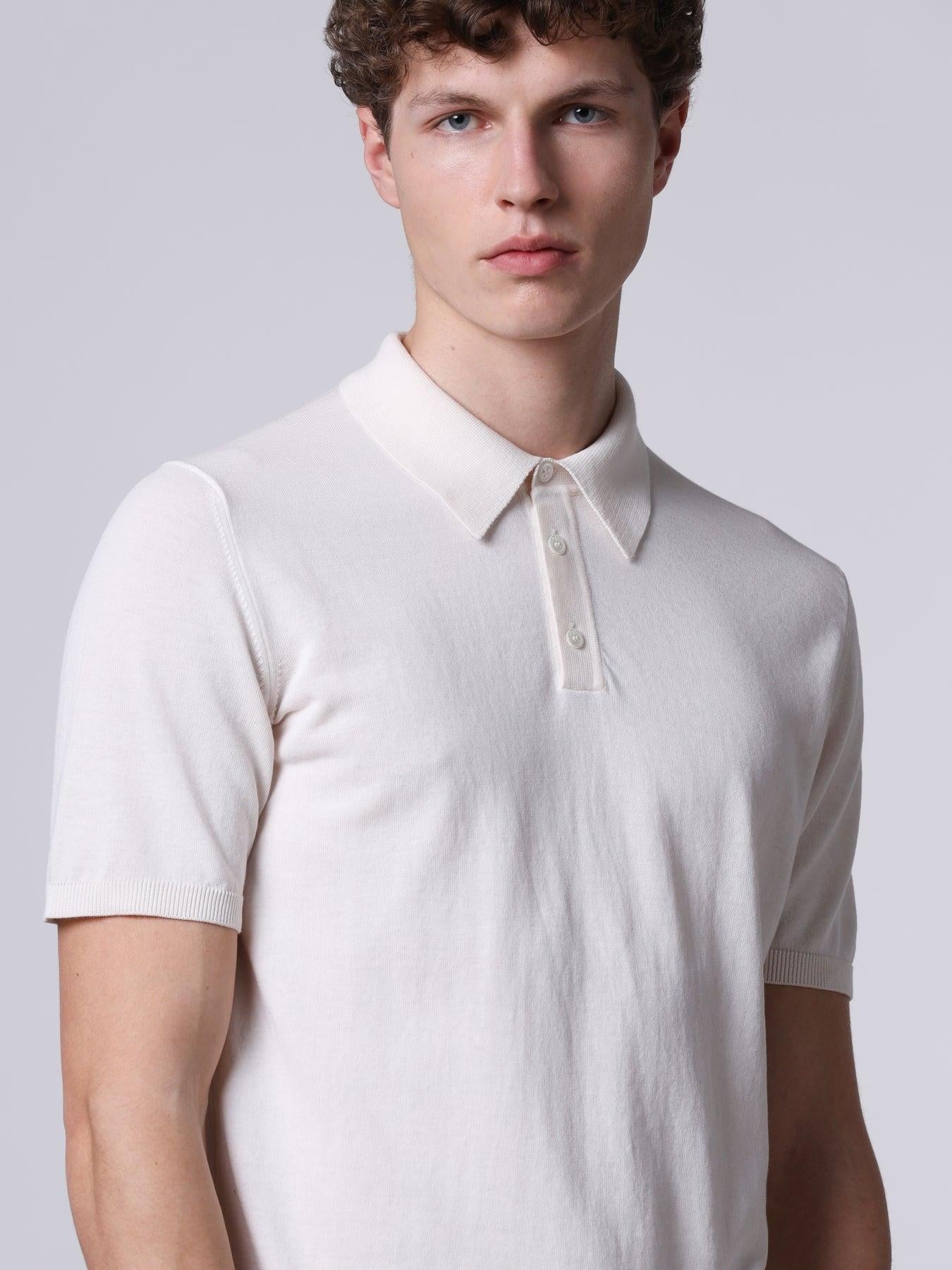 Polo in cotone regular<BR/> 261MYA10024 02 ROBERTO COLLINA 