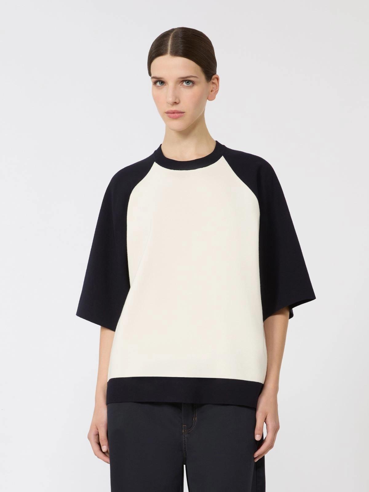 MSTVELO<BR/>Maglia boxy in viscosa stretch MSTVELO 012 MAX MARA STUDIO 