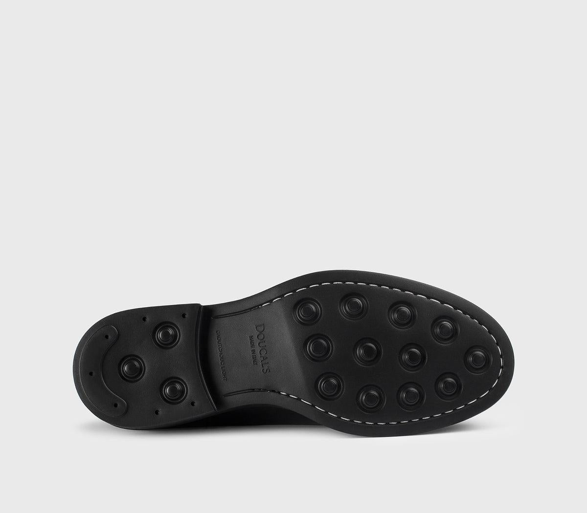 Stivaletto in pelle nero<BR/> 1384BRUGES NERO DOUCAL'S 
