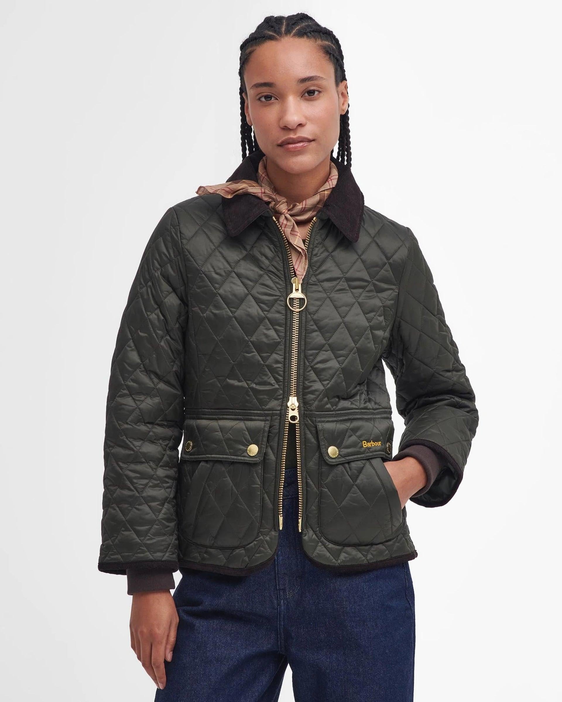 Giacca trapuntata in tessuto tecnico BEADNELL LQU1765 SG71 BARBOUR 