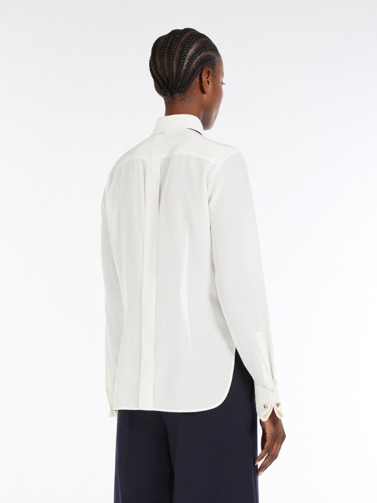 Camicia donna in seta con cravattino APOLLO 001 MAX MARA 