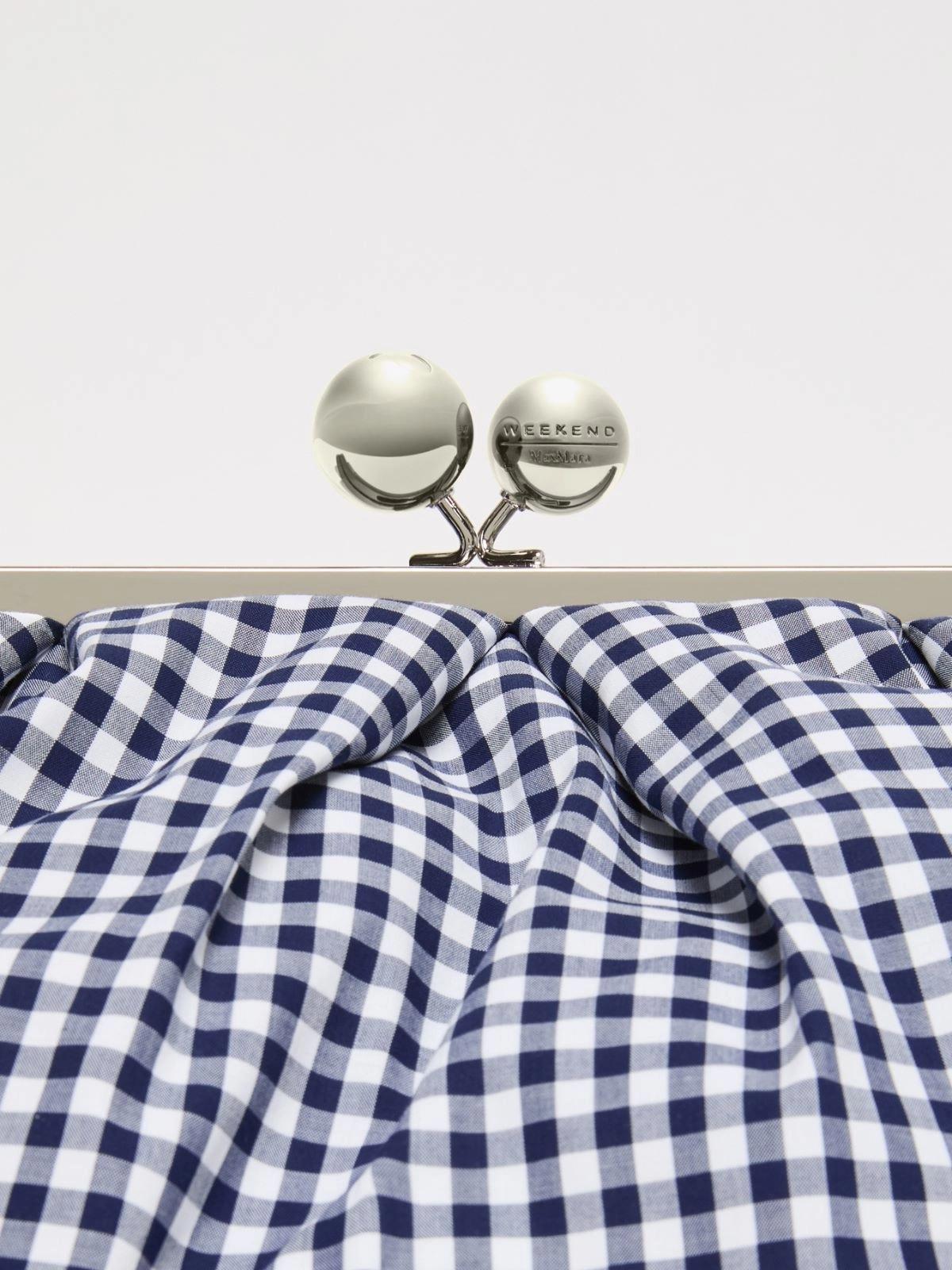 WKABETA<BR/>Pasticcino Bag large in cotone Vichy WKABETA 008 WEEKEND 