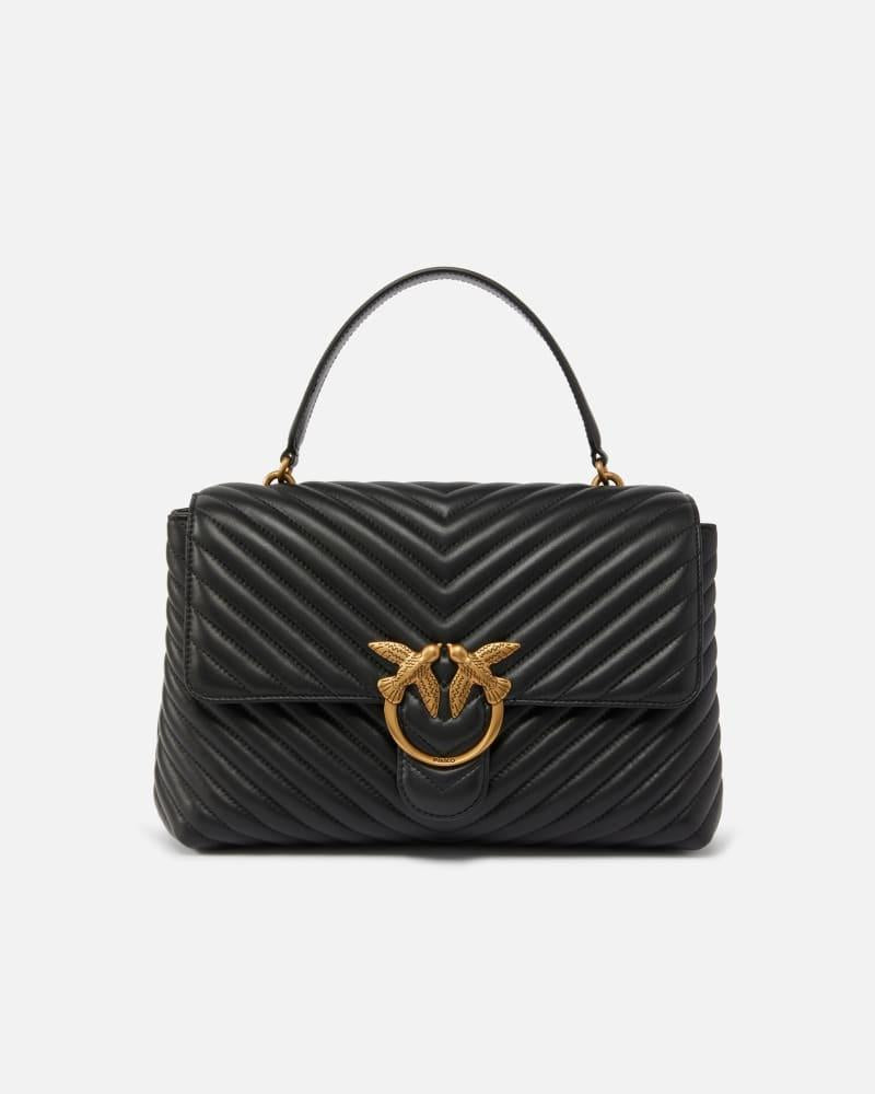 Big Lady Love Bag Puff Chevron 10042A0GK Z99Q PINKO 