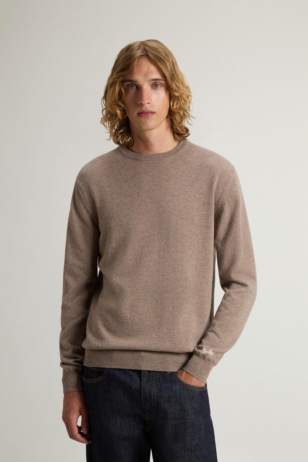 Maglione girocollo in pura lana d'agnello<BR/> CFWOKN0278MRUF0469 7417 WOOLRICH 