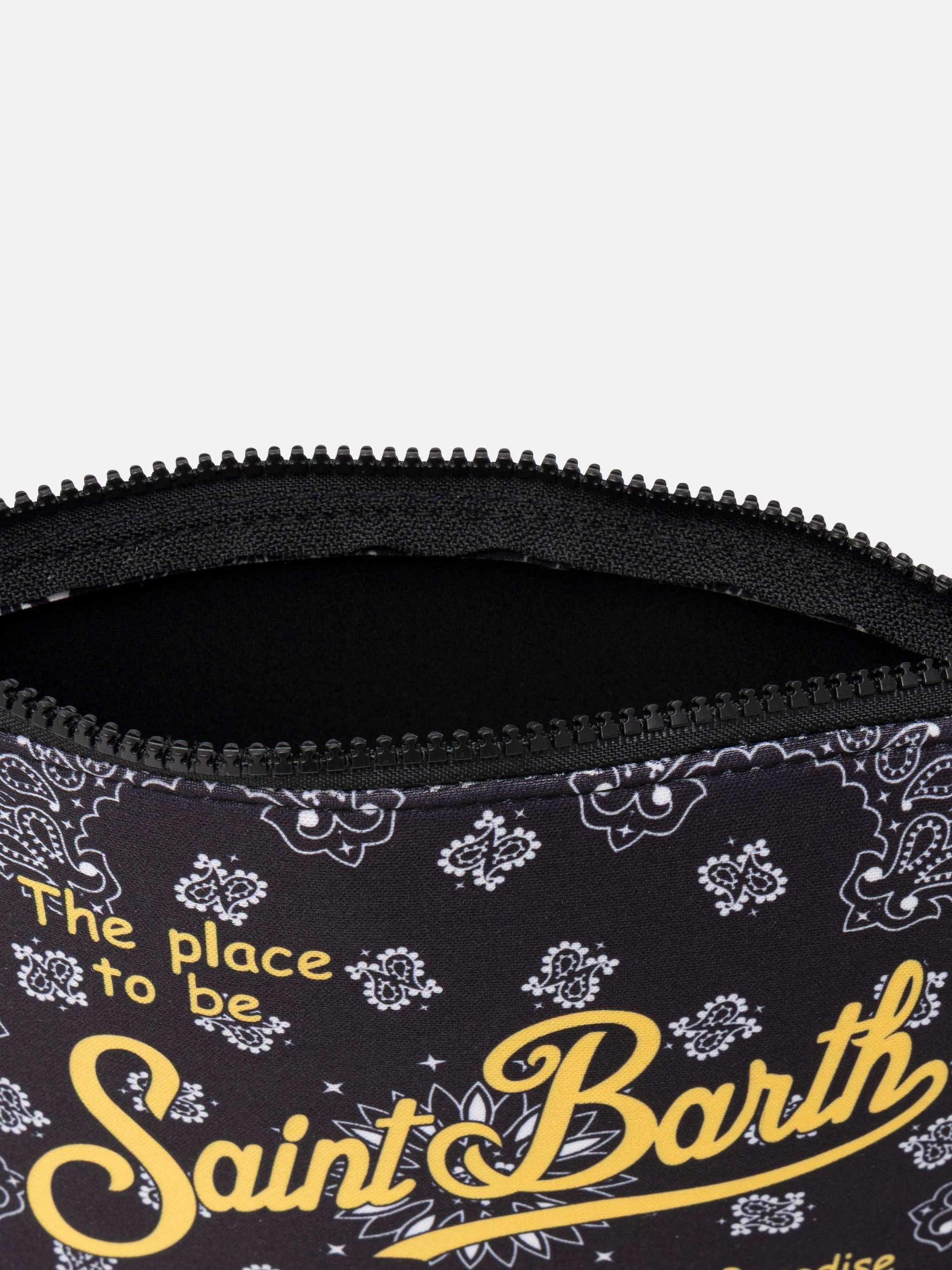 Pochette Aline in scuba con stampa bandana ALIN001 03148H MC2 SAINT BARTH 