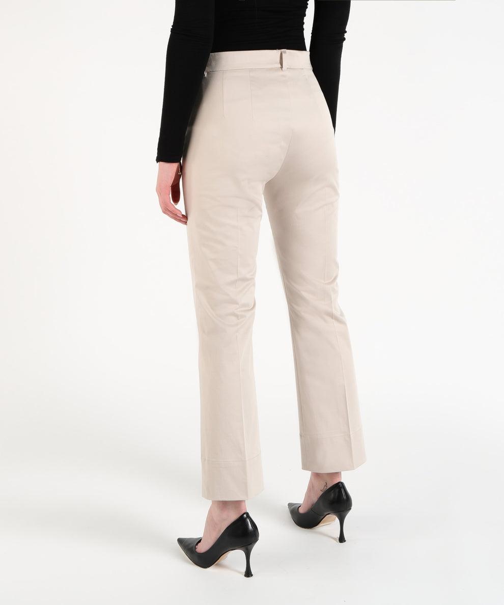 Pantalone skinny in cotone rasato FELICE 002 S MAX MARA 