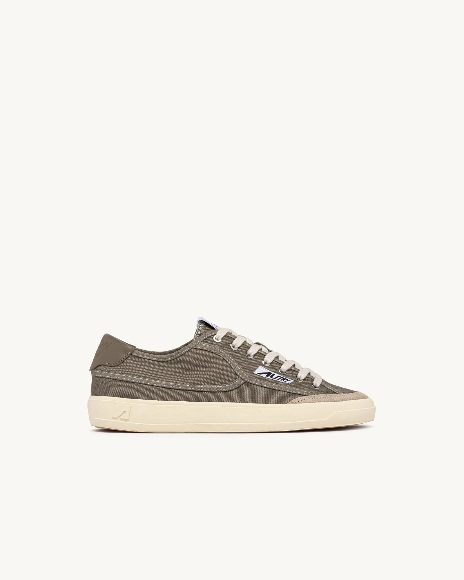 SNEAKERS WINDSCAPE LOW IN CANVAS MILITARY<BR/> SCLM CU03 AUTRY ACTION SHOES 
