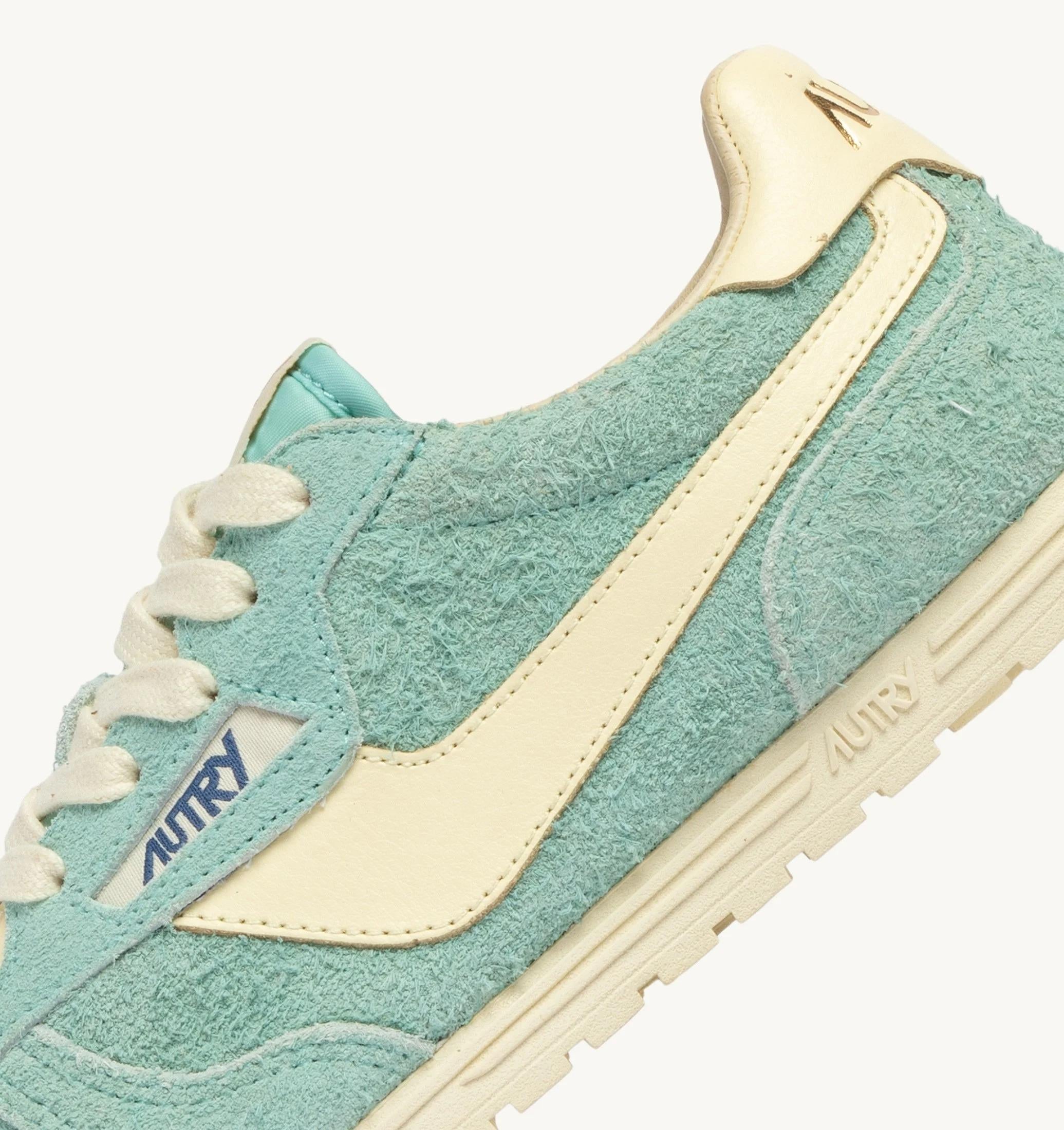 SNEAKERS WINDSPIN IN SUEDE E PELLE JASMINE E RUTABAGA<BR/> WSLW UB32 AUTRY ACTION SHOES 