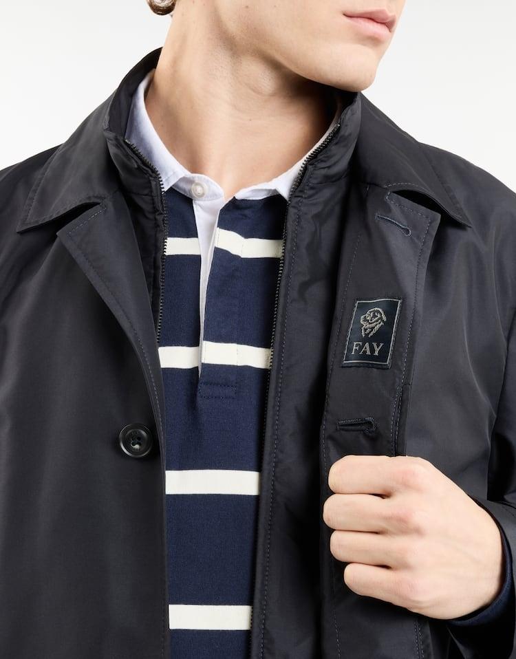 Morning Coat in Popeline Tecnico<BR/> NAM62500030AXX U804 FAY 