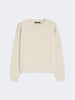 Felpa boxy in cotone