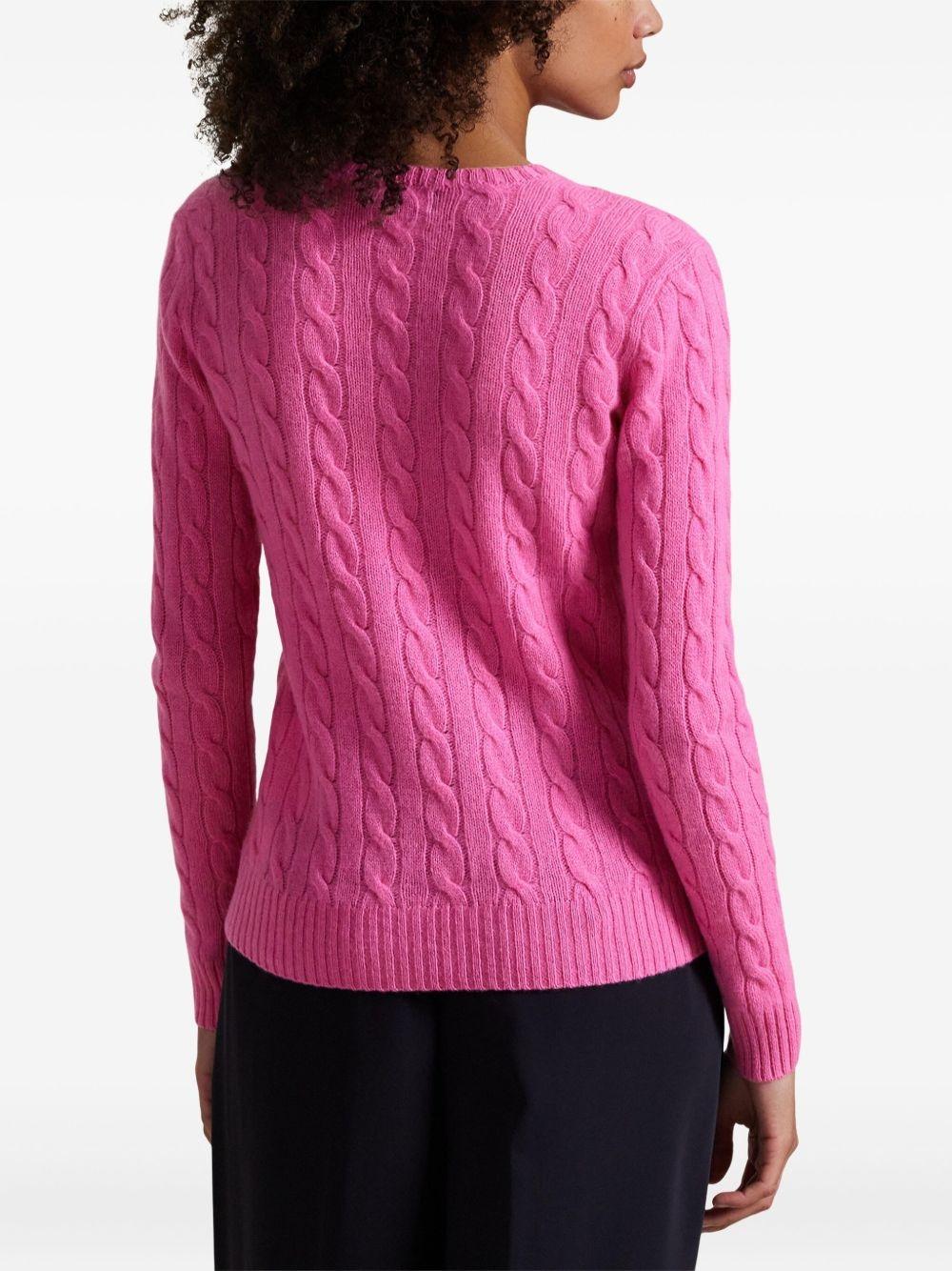 Maglia in misto lana cashmere a trecce 211971865 008 RALPH LAUREN 