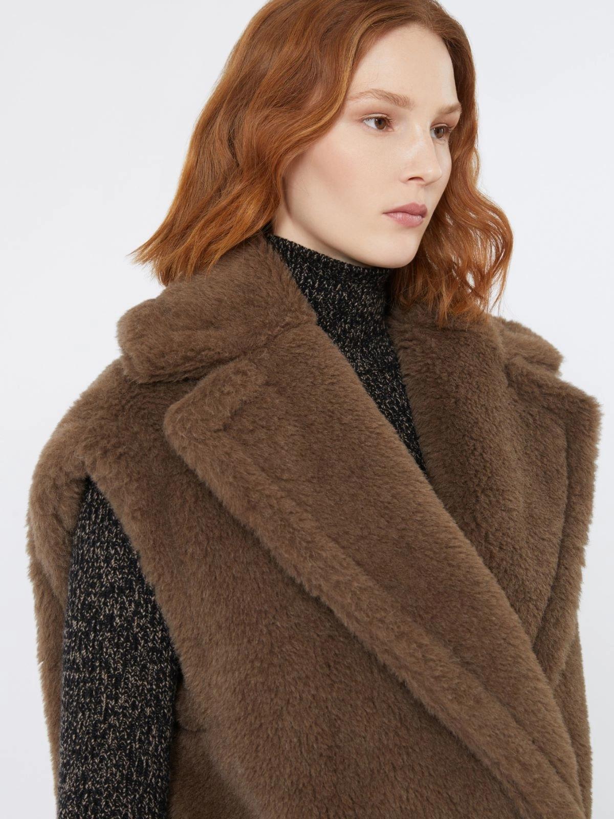 Gilet in Teddy in alpaca e lana <BR/> BORMIDA1234 004 MAX MARA 