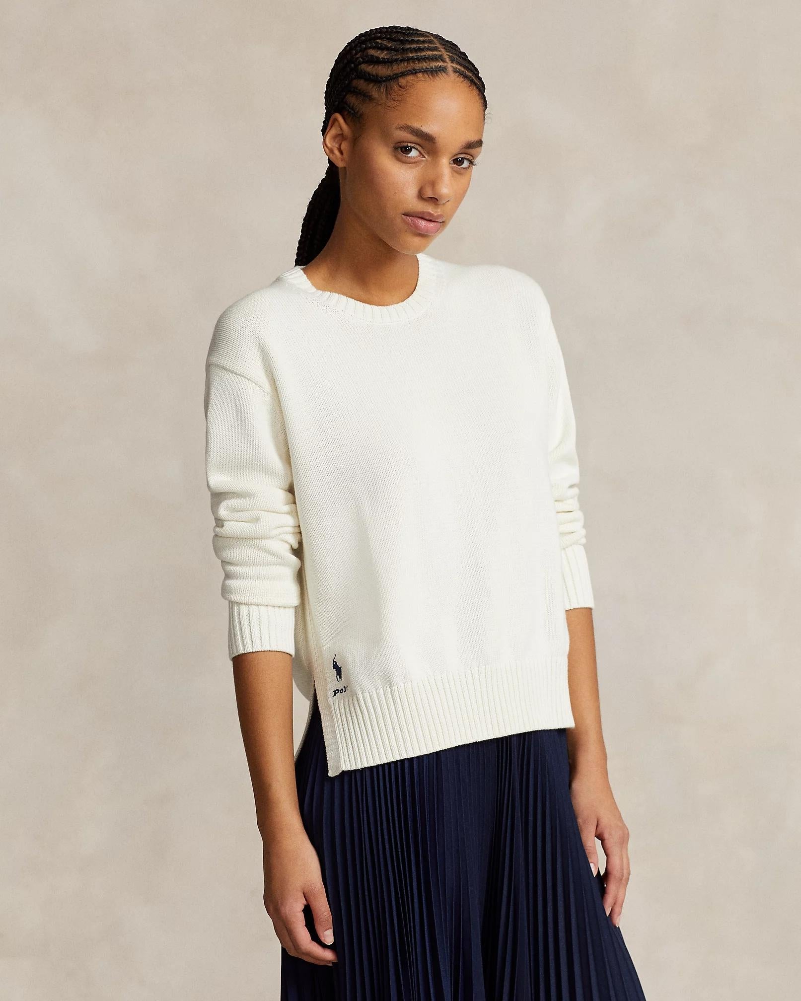 Maglia a girocollo in cotone