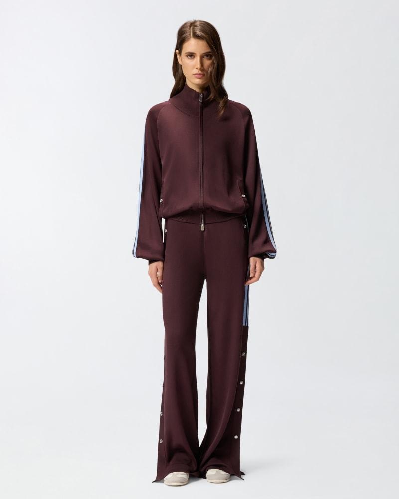Felpa con zip e logo Love Birds<BR/><BR/> 105391A2FQ R57 PINKO 