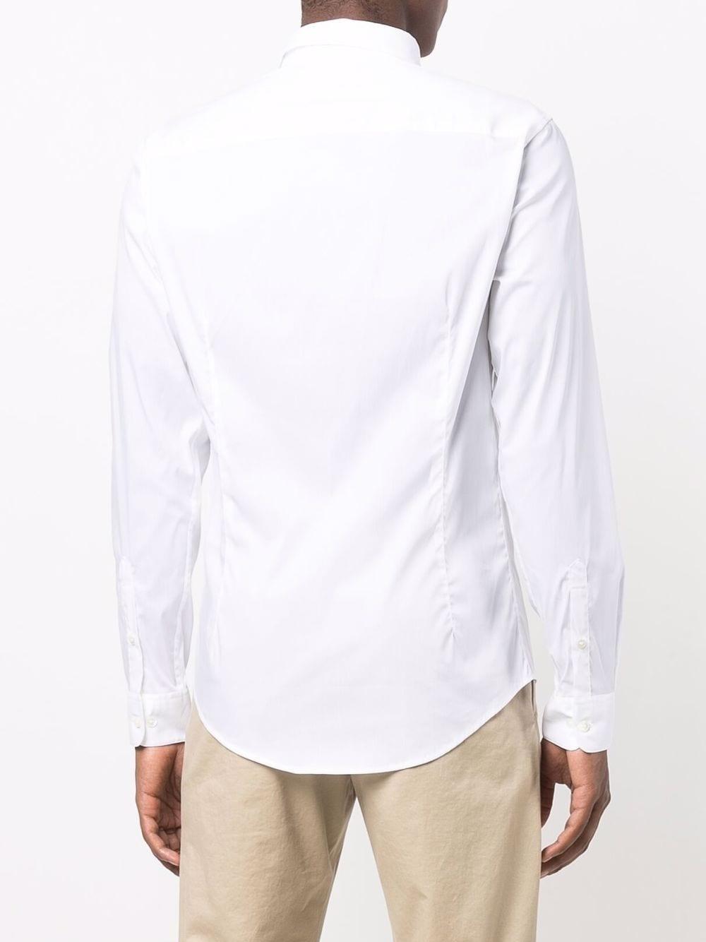 Camicia uomo in misto cotone e nylon 8N1C091NI9Z 0100 ARMANI 