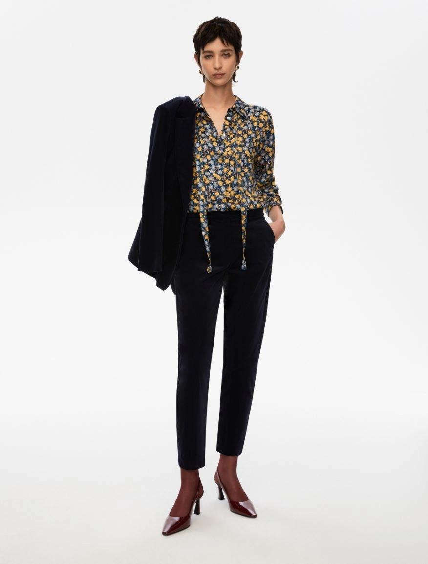 Pantaloni in misto cotone GOMMOSO 003 IBLUES 