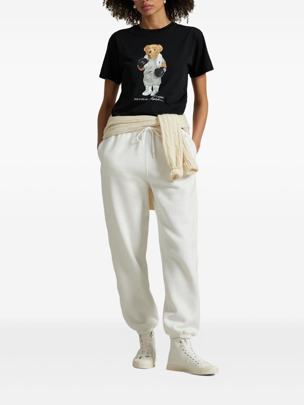T-shirt in puro cotone con stampa bear 211971709 001 RALPH LAUREN 