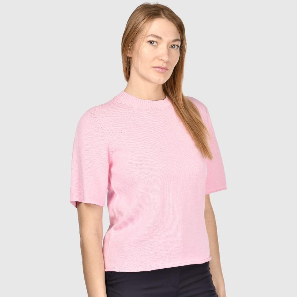 T-shirt in maglia rasata a 2 fili 2422013835 206 GRAN SASSO 