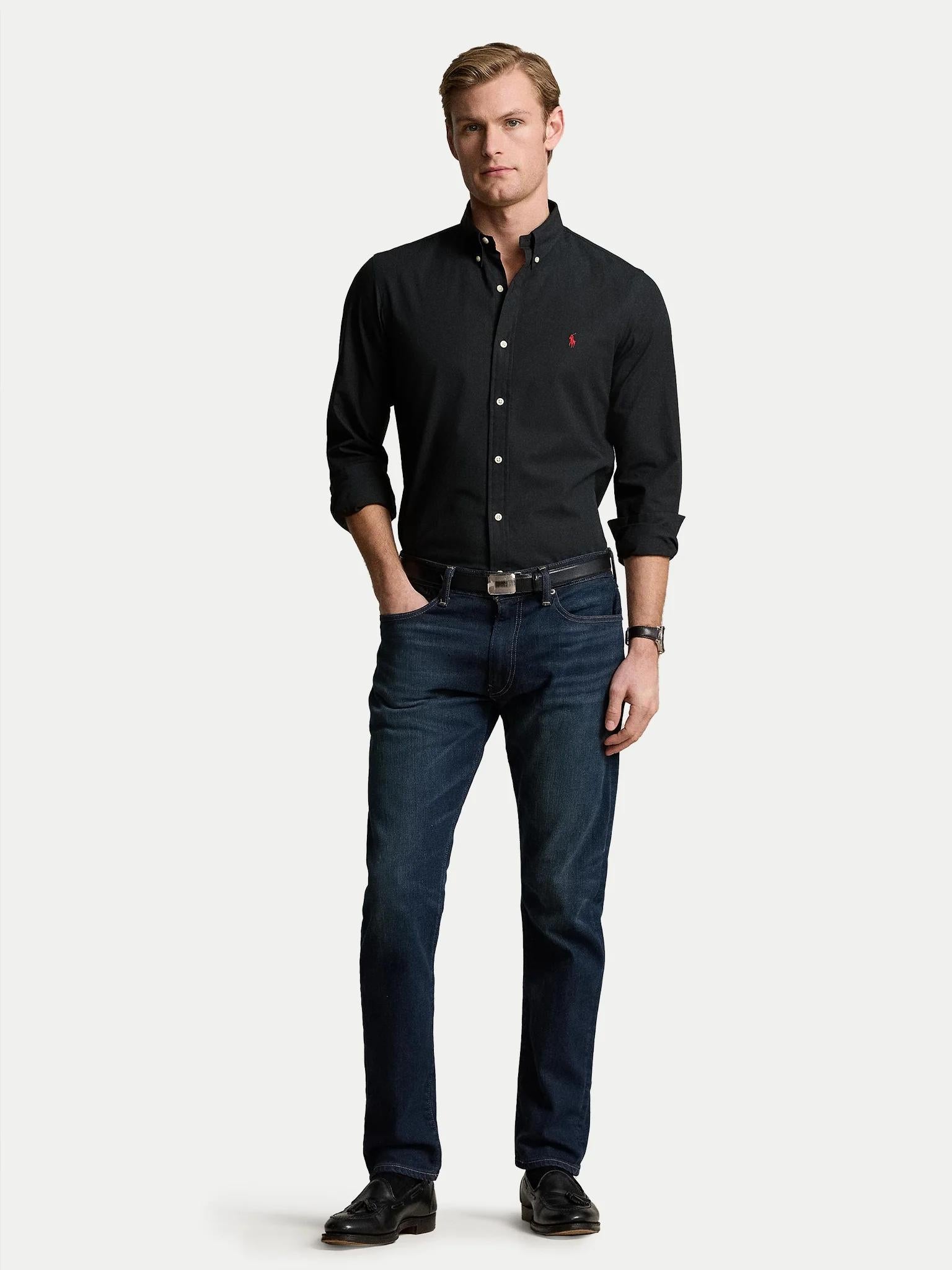 Camicia uomo in cotone elasticizzato 710928254 006 RALPH LAUREN 