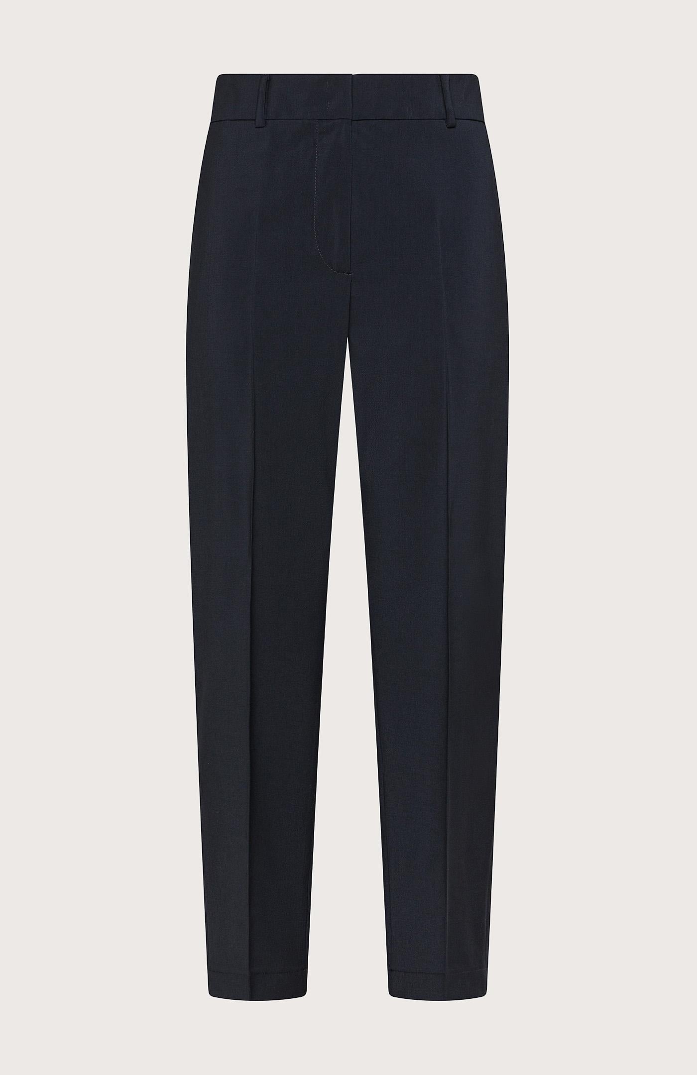 Pantalone donna in fresco lana carrot