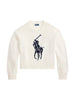 Maglione in cotone con Big Pony