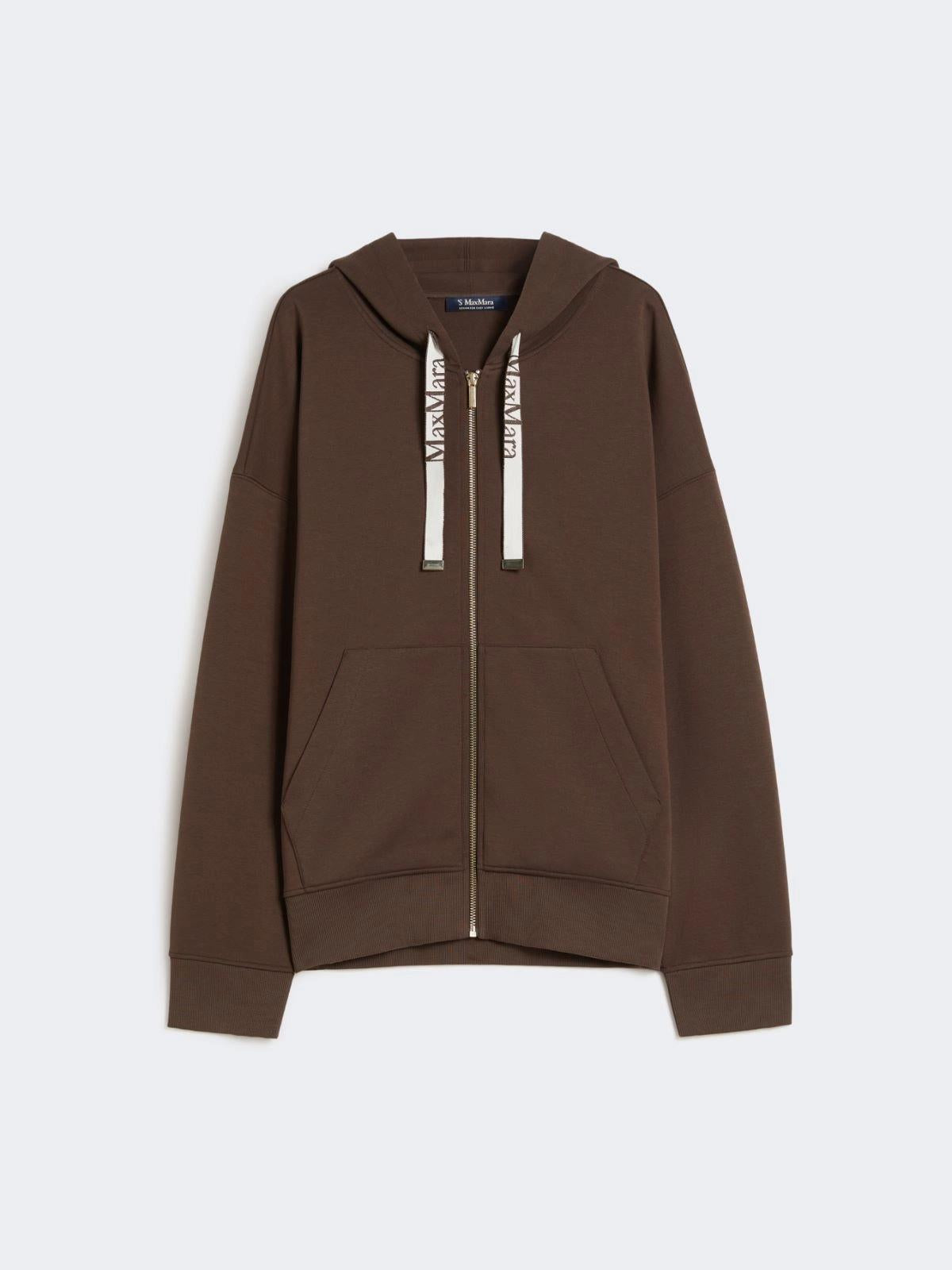 SMMJOUR<BR/>Felpa con zip in jersey tecnico SMMJOUR 004 S MAX MARA 