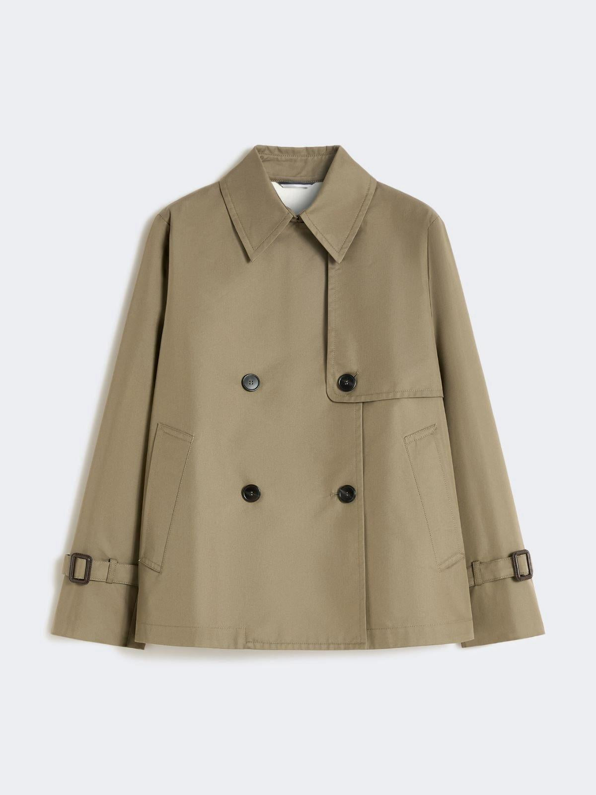WKDBIGLIA<BR/>Trench crop in gabardina antigoccia WKDBIGLIA 004 WEEKEND 