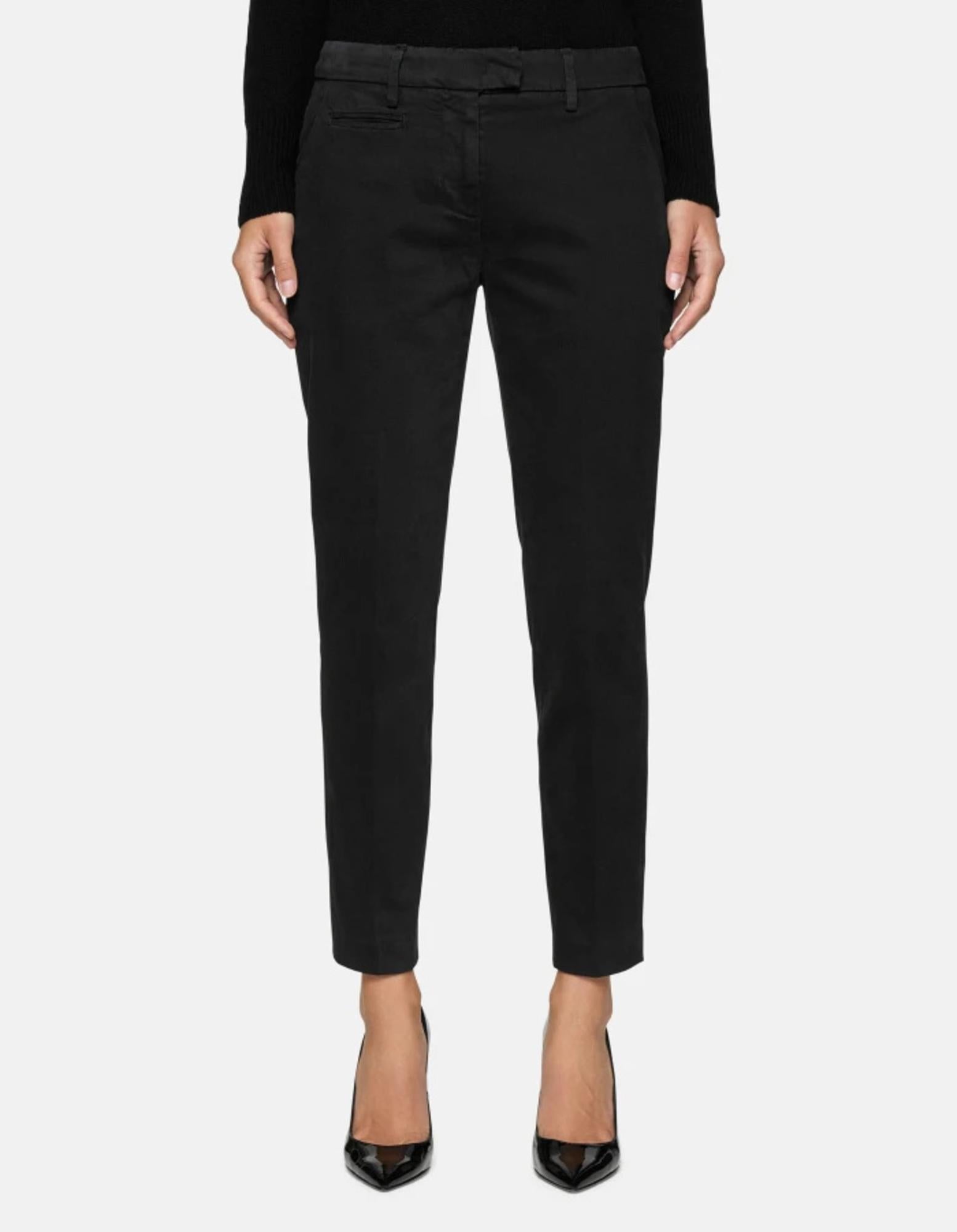 Pantaloni donna slim in gabardina mano calda Perfect