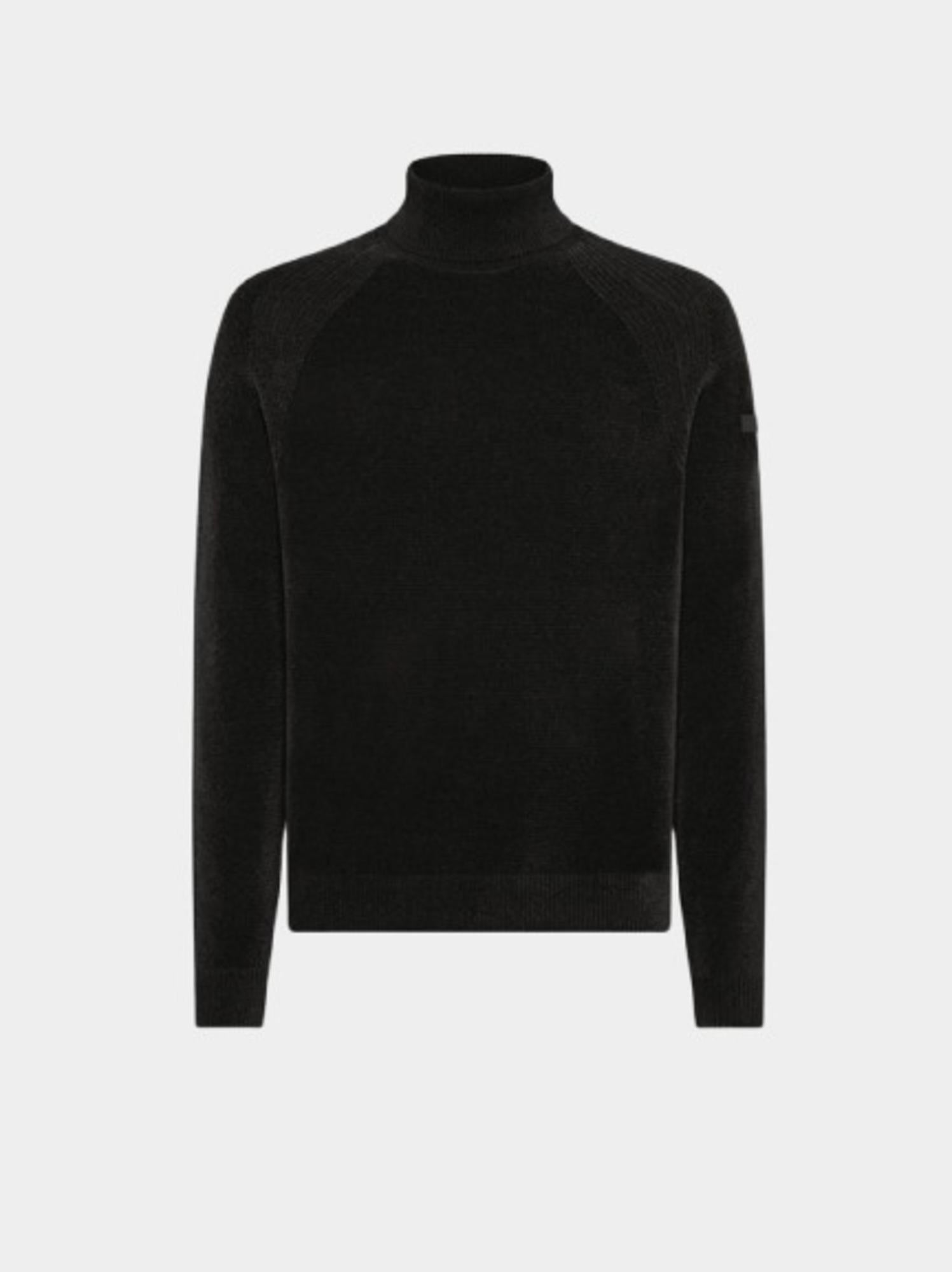 Maglia uomo dolcevita in ciniglia vellutata